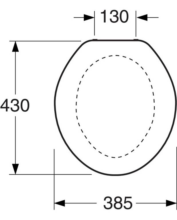 Standartinis dangtis - Unitazo modeliai 314, 315, 339, 353, 354