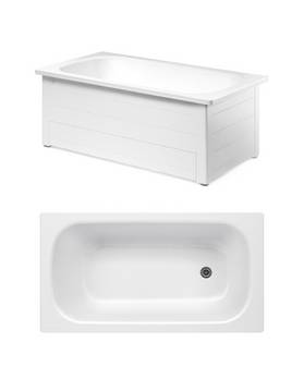 Bathtub with front panel, Standard – 1300 x 700