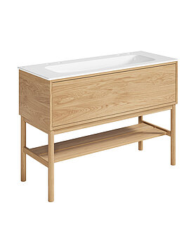Ducentic Vanity 120cm, Light oak - first
