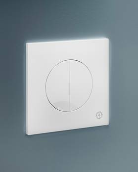 Flush button for fixture XS - wall control panel, round