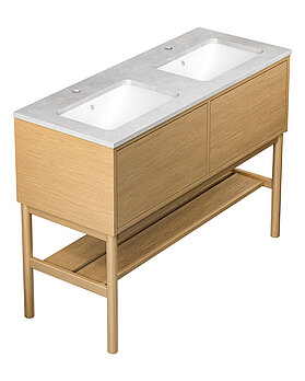Ducentic Vanity 120cm, Light oak