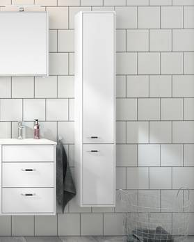 Bathroom storage Graphic, high cabinet - shallow
