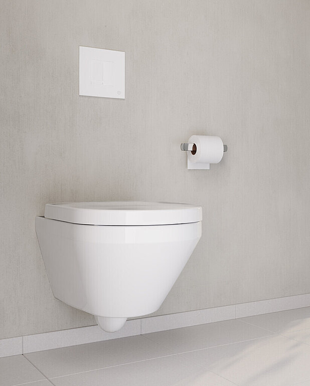 Seinään kiinnitettävä wc-istuin Graphic – HygienicTwist - Piilotettu kiinnitys