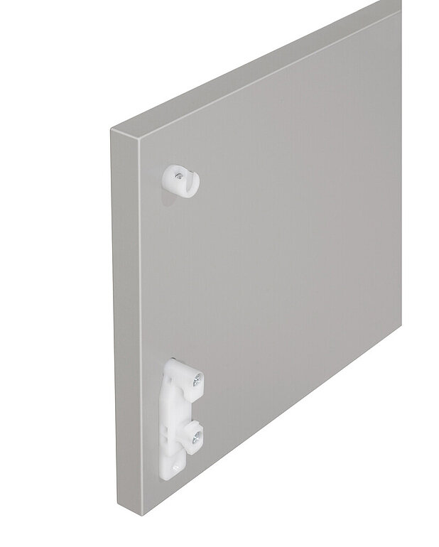 Graphic Nedre lådfront Grå Hettich - För utbyte av lådfront med fästen i plast (Ej fästen i metall)