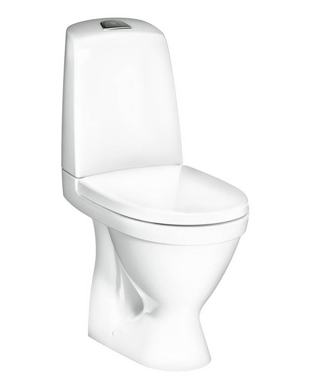Toalettstol Nautic 1510 - dolt p-lås, Hygienic Flush - Städvänlig och minimalistisk design
Med öppen spolkant för enklare rengöring
Ceramicplus: städa snabbt & miljövänligt