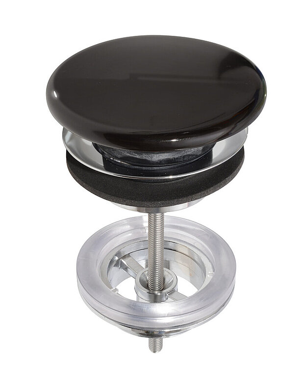 Pop-up pohjaventtiili - With porcelain stopperDimensions of the washbasin: min. 30 mm, max. 45 mm