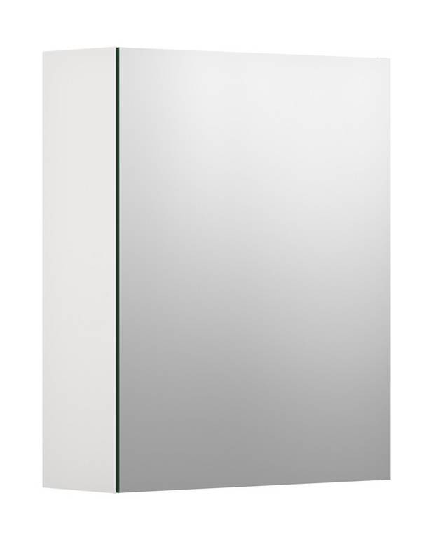 Graphic Base peilikaappi - 45 cm - Kaksipuoliset peiliovet
Pehmeästi sulkeutuvat ovet
2 siirrettävää lasihyllyä