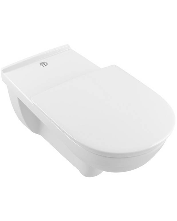 Toilet - Care - wall hung toilet 4G01 - extended - Hygienic Flush with open flush rim for easier cleaning
Flushes all the way up to the rim for improved hygiene
Extended model, for easier transfer from wheelchair