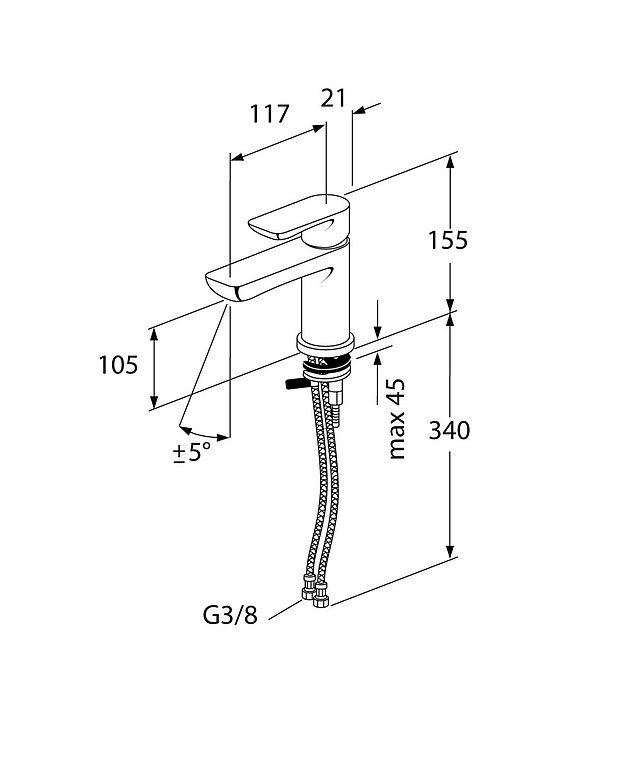 Washbasin mixer Estetic - Drawing - GB41218051_23_41_skiss.jpg