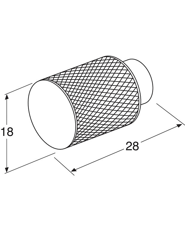 Nuppi kylpyhuoneen kaappiin – K9 - Mittapiirros - GB7199K9xx000.jpg