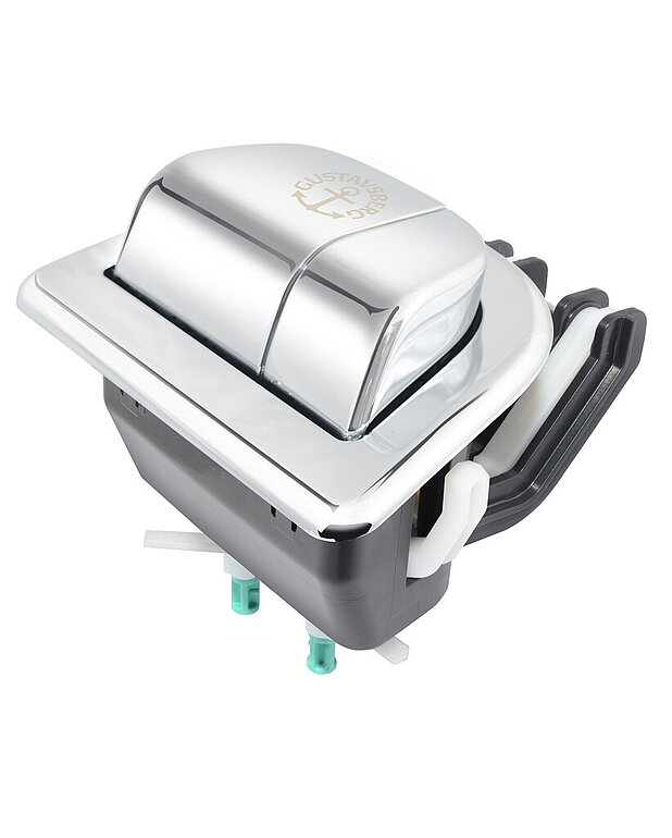 Loputusnupp Nautic Duo, kroom - 2017 - WC-poti mudel Nautic aastast 2010 - WC-poti mudel Nautic HF aastast 2014 -