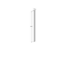 „Square“ / „Round“ dušo durys išplėtimo profilis