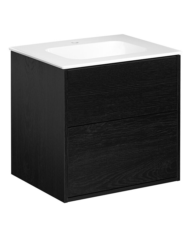 Skapītis Artic – 60 cm - Porcelāna izlietne ar modernu dizainu un plašām virsmām visiem jūsu piederumiem
Pop-up sifons ar viedo tīrīšanas funkciju
Izgatavots no mitruma izturīgiem materiāliem