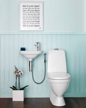 Toilet Nautic 1500 - hidden S-trap, Hygienic Flush