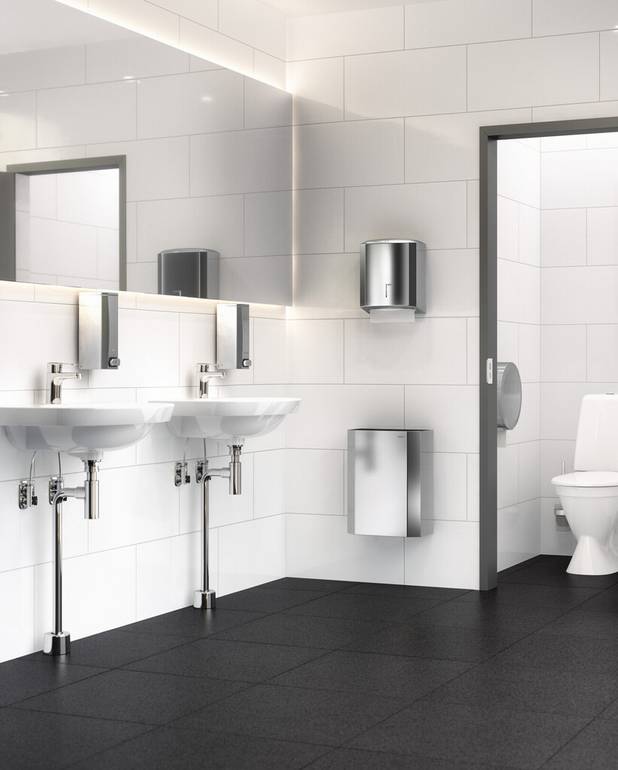 Håndvask Nautic 5556 - til bolt-/konsolmontering 56 cm - Rengøringsvenligt og minimalistisk design
Ellipseformet bassin og god afsætningsplads
Ceramicplus: hurtig og miljøvenlig rengøring