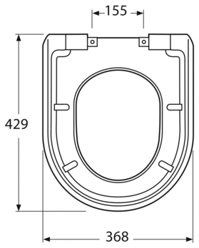 Toilet seat - Care 9M38