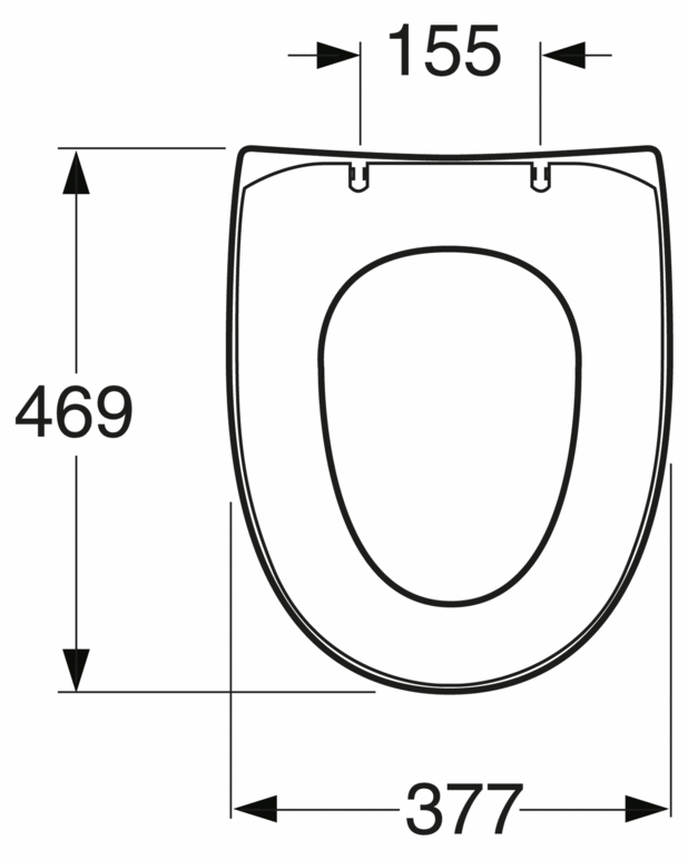 WC-sæde Nautic 9M24 – standard - Standardsæde fremstillet af polypropylen (PP)
Passer til alle toiletter i Nautic-serien
Let at fjerne og montere igen