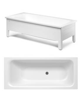 Bathtub with front panel, Combi – 1600 x 700