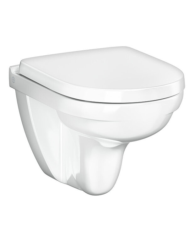 Wall hung WC Nordic 3730 - HygienicFlush - Made of hygienic, durable and tightly vitrified sanitary porcelain