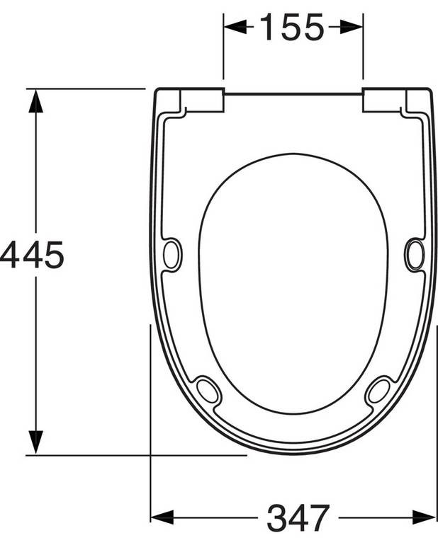 Toalettsete Nautic 8M45 - SC/QR - Smal design som passer alle toalettene i Nautic-serien
Soft Close (SC) for still og myk lukking
Quick Release (QR) for å gjøre det enklere å fjerne for rengjøring