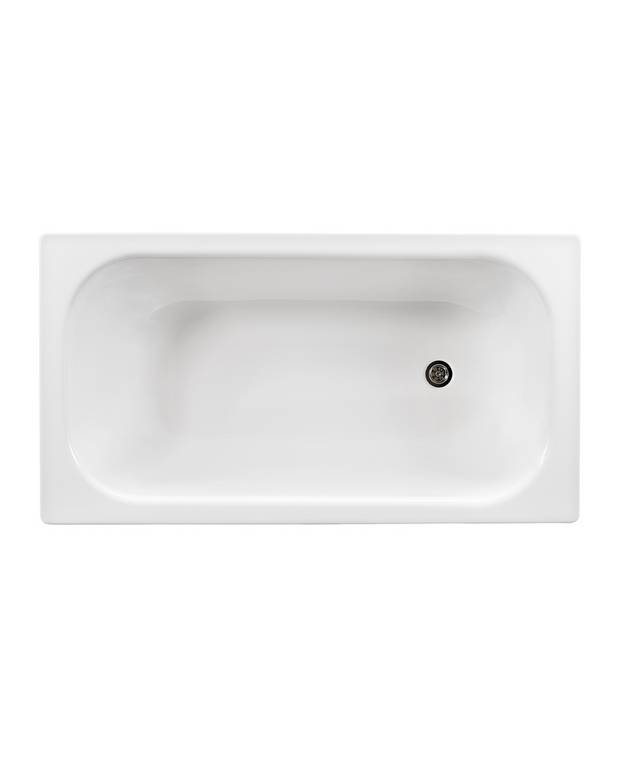 Bathtub without panels Standard - 1300x700 - With Glazeplus for fast and environmentally friendly cleaning
Premium quality titanium alloy steel
Compatible with front frame