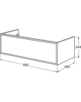 Ducentic-vaskeskab 120 cm - Målskitse - Gustavsberg_Vanity-unit-Ducentic-1200mm.jpg