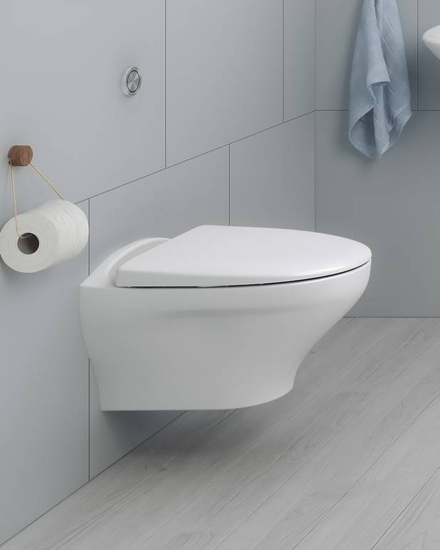 Toalettsits Estetic - Passar Estetic 8330
Soft Close (SC) för tyst och mjuk stängning
Quick Release (QR) lätt att lyfta av för enklare rengöring