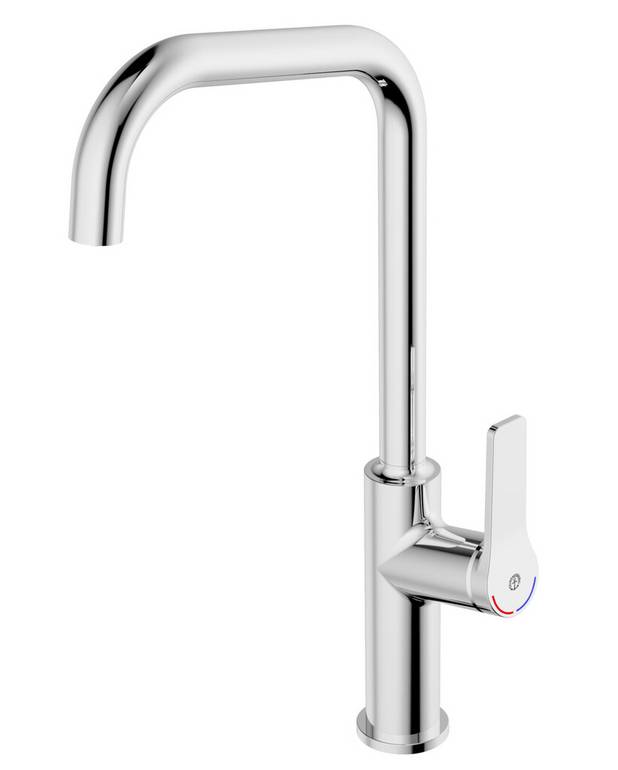 Kitchen mixer Epic - high spout - A bathroom sink faucet in modern design
Soft move, technology for smooth and precise handling
Eco-flow for water and energy efficiency