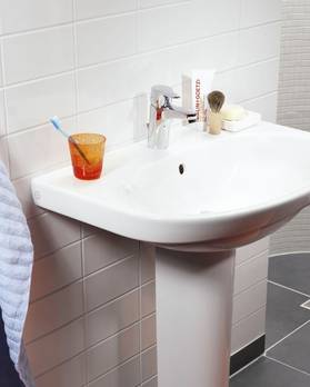 Bathroom sink Nautic 5565 - bolt/bracket mounting 65 cm