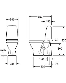 Toilet Nautic 1501 - hidden S-trap, HygienicFlush - Drawing - Gustavsberg_Toilet_Pacific_6600_S-trap.jpg