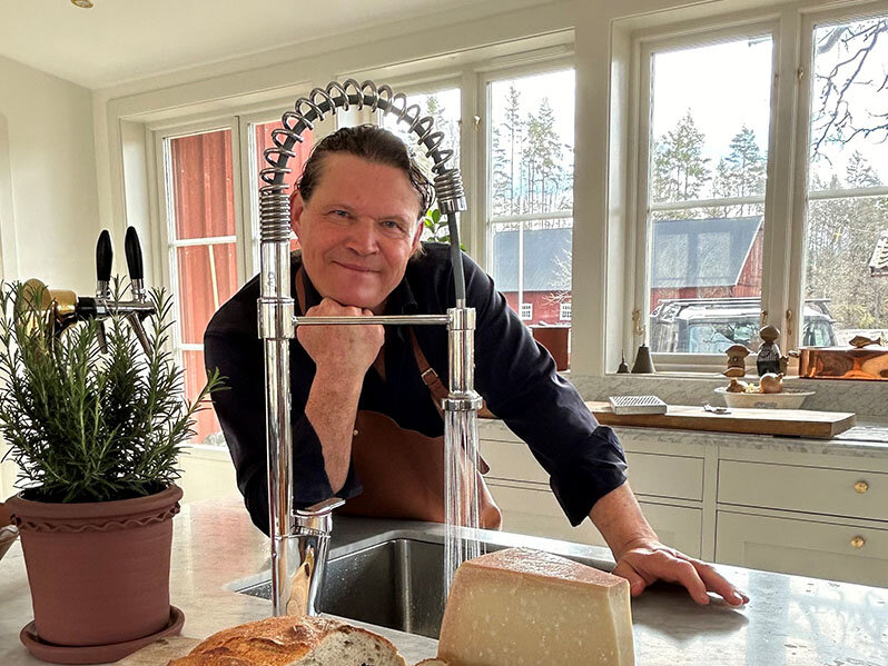 Per Morberg inreder med Gustavsbergs produkter