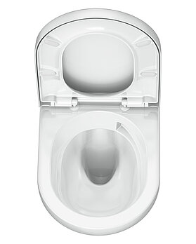 Væghængt toilet Graphic - HygienicTwist - HygienicTwist - kraftig skyl og åben kant for nem rengøring