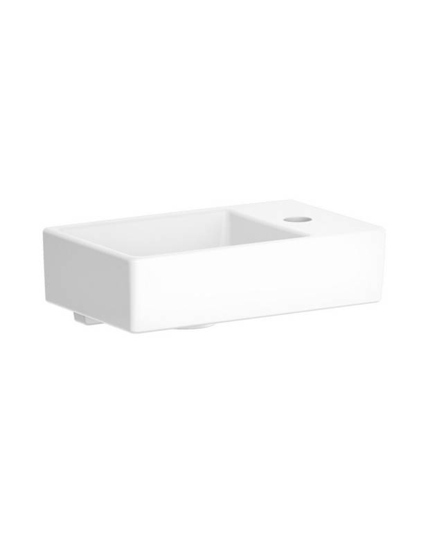 Artic Small 4369 håndvask – til montering med bolte, 36 cm - Lille model
Velegnet til små rum
Boltmontering