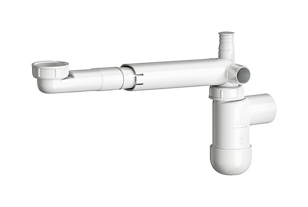 Pesuallas paketti Nautic  60 cm - Täysi paketti, joka sisältää pesualtaan, sekoittimen, pohjaventtiilin ja vesilukon
Suljetut kiinnikereiät ja ylivuotokanava sairaalakäyttöä varten
Varustettu pidennetyllä vivulla