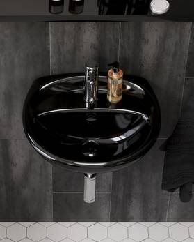 Small bathroom sink Estetic 410350 - for bolt mounting 50 cm
