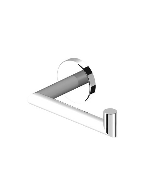 Toilet paper holder Round - A classic design with round lines
Can be screwed or glued
Made of metal