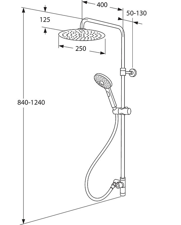 Shower column Round - Drawing - GB41103230_Gustavsberg_Round_Drawing_drawing.jpg
