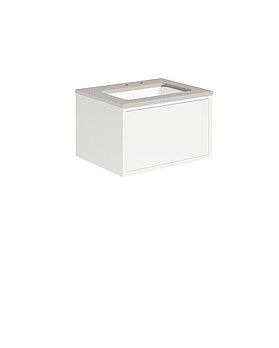 Ducentic Vanity 60cm, White - first