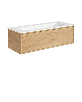 Ducentic Vanity 120cm, Light oak - first