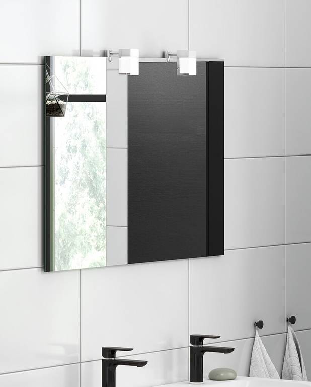 Bathroom mirror Artic - 100 cm - For permanent installation on wall
All mounting hardware included