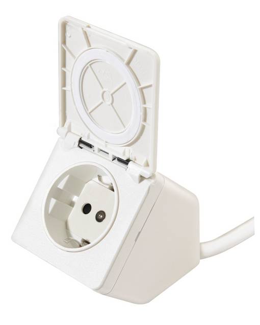 Electrical outlet 220 V - For installation in bases
IP44 rated