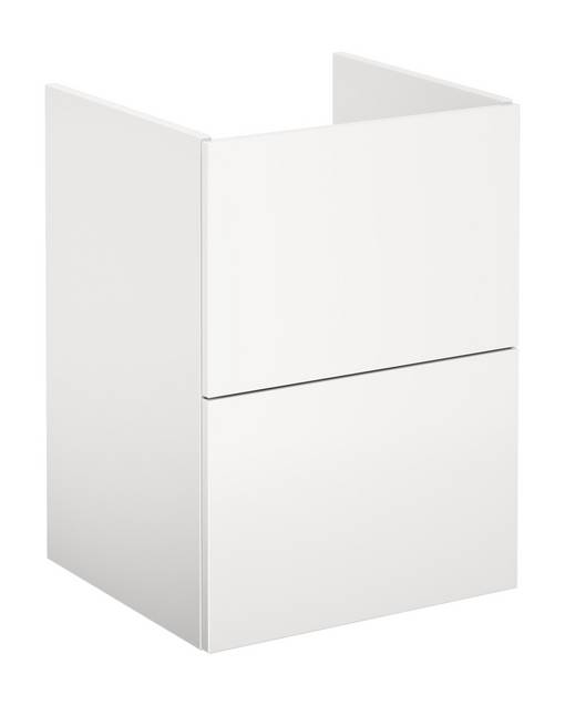 Vanity unit Graphic Base - 45 cm - Shallow depth - Also fits well in smaller bathrooms
Soft closing drawers
Material: moisture resistant particle board, classed for bathrooms