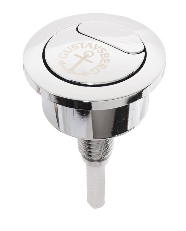 Flush button Duo, chrome - Toilet models with flush valve 9GS01600