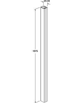 Square seinäprofiili syvennykseen - Mittapiirros - Niche_profile.jpg