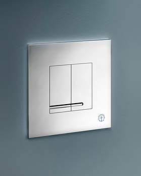 Flush button for fixture XS - wall control panel, square