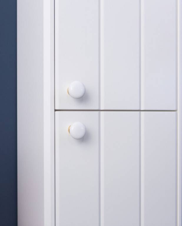 Bathroom storage Graphic, high cabinet - shallow - 16 cm deep, fits small bathrooms
Easy to combine with other Graphic storage modules
Easy to mount on the wall, easy to adjust position