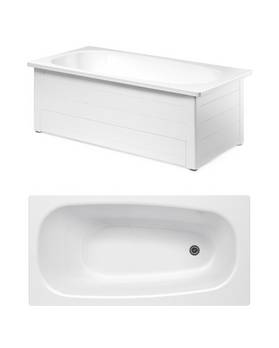 Bathtub with front panel, Standard – 1400 x 700