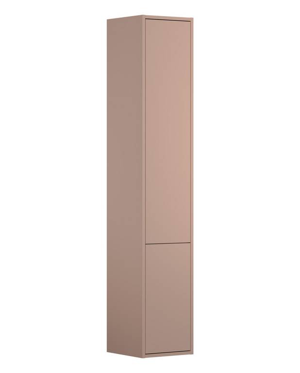 Kõrge kapp Artic – 30 cm - Vahetatava käelisusega uks avanemiseks paremale või vasakule
Nutika hoiupaigaga ülemise ukse siseküljel
Kinnitussüsteem, mis on lihtsalt ja kiiresti seinale paigaldatav ning õigesse asendisse reguleeritav