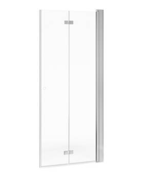 Square shower door Foldable