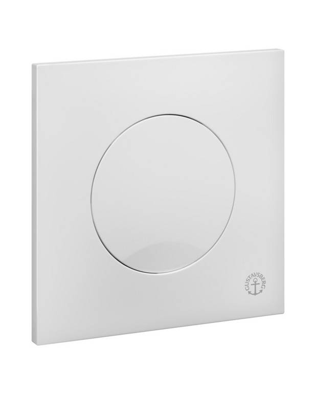 Flush button for fixture XS - wall control panel, round - Manufactured in white plastic
For front installation on Triomont XS
Available in different colours and materials